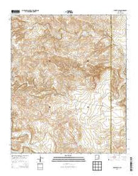 White Flat New Mexico Historical topographic map, 1:24000 scale, 7.5 X 7.5 Minute, Year 2013