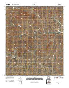 White Flat SE New Mexico Historical topographic map, 1:24000 scale, 7.5 X 7.5 Minute, Year 2010