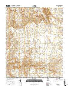 White Lakes New Mexico Current topographic map, 1:24000 scale, 7.5 X 7.5 Minute, Year 2017
