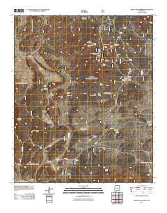 White Oaks North New Mexico Historical topographic map, 1:24000 scale, 7.5 X 7.5 Minute, Year 2011