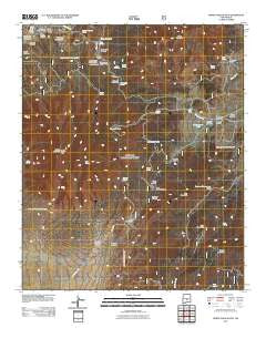 White Oaks South New Mexico Historical topographic map, 1:24000 scale, 7.5 X 7.5 Minute, Year 2011