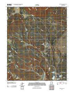 White Peak New Mexico Historical topographic map, 1:24000 scale, 7.5 X 7.5 Minute, Year 2010