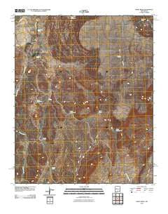 White Ridge New Mexico Historical topographic map, 1:24000 scale, 7.5 X 7.5 Minute, Year 2010