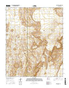 White Ridge New Mexico Current topographic map, 1:24000 scale, 7.5 X 7.5 Minute, Year 2017