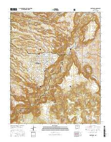 White Rock New Mexico Current topographic map, 1:24000 scale, 7.5 X 7.5 Minute, Year 2017