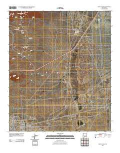 White Sands New Mexico Historical topographic map, 1:24000 scale, 7.5 X 7.5 Minute, Year 2010