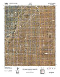 White Sands NE New Mexico Historical topographic map, 1:24000 scale, 7.5 X 7.5 Minute, Year 2010