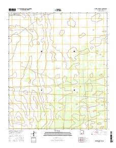 White Sands SE New Mexico Current topographic map, 1:24000 scale, 7.5 X 7.5 Minute, Year 2017