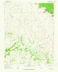 Whitehorse New Mexico Historical topographic map, 1:24000 scale, 7.5 X 7.5 Minute, Year 1961