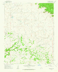 Whitehorse New Mexico Historical topographic map, 1:24000 scale, 7.5 X 7.5 Minute, Year 1961