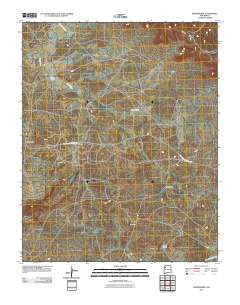 Whitehorse New Mexico Historical topographic map, 1:24000 scale, 7.5 X 7.5 Minute, Year 2010