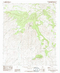 Whitehorse Mountain New Mexico Historical topographic map, 1:24000 scale, 7.5 X 7.5 Minute, Year 1985