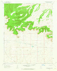 Whitehorse Rincon New Mexico Historical topographic map, 1:24000 scale, 7.5 X 7.5 Minute, Year 1961