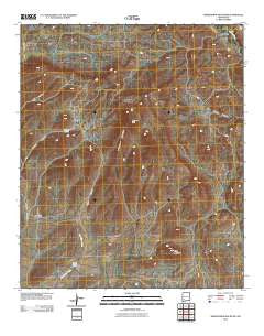 Whitehorse Mountain New Mexico Historical topographic map, 1:24000 scale, 7.5 X 7.5 Minute, Year 2010