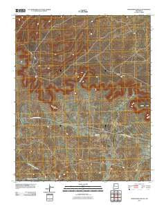 Whitehorse Rincon New Mexico Historical topographic map, 1:24000 scale, 7.5 X 7.5 Minute, Year 2010