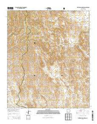 Whiterock Mountain New Mexico Historical topographic map, 1:24000 scale, 7.5 X 7.5 Minute, Year 2013