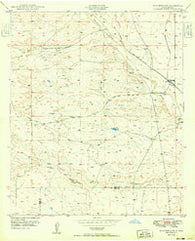 Whitewater New Mexico Historical topographic map, 1:24000 scale, 7.5 X 7.5 Minute, Year 1949