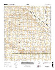 Whitewater New Mexico Current topographic map, 1:24000 scale, 7.5 X 7.5 Minute, Year 2017