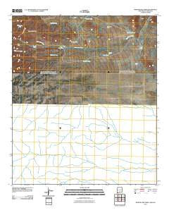 Whitewater Creek New Mexico Historical topographic map, 1:24000 scale, 7.5 X 7.5 Minute, Year 2010