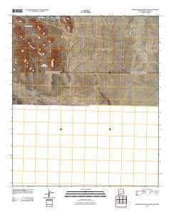 Whitewater Mountains New Mexico Historical topographic map, 1:24000 scale, 7.5 X 7.5 Minute, Year 2010