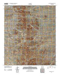 Whitmire Pass New Mexico Historical topographic map, 1:24000 scale, 7.5 X 7.5 Minute, Year 2010