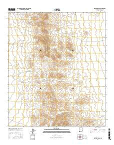Whitmire Pass New Mexico Current topographic map, 1:24000 scale, 7.5 X 7.5 Minute, Year 2017