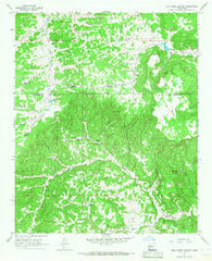 Wild Horse Canyon New Mexico Historical topographic map, 1:24000 scale, 7.5 X 7.5 Minute, Year 1964