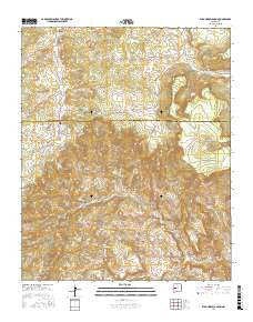 Wild Horse Canyon New Mexico Current topographic map, 1:24000 scale, 7.5 X 7.5 Minute, Year 2017