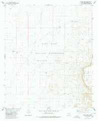 Wilde Tank New Mexico Historical topographic map, 1:24000 scale, 7.5 X 7.5 Minute, Year 1980