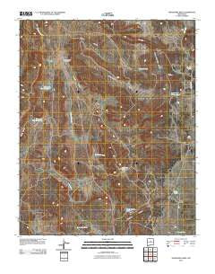 Wildhorse Mesa New Mexico Historical topographic map, 1:24000 scale, 7.5 X 7.5 Minute, Year 2010