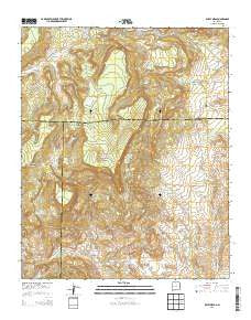 Wiley Mesa New Mexico Historical topographic map, 1:24000 scale, 7.5 X 7.5 Minute, Year 2013