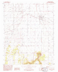 Willard New Mexico Historical topographic map, 1:24000 scale, 7.5 X 7.5 Minute, Year 1986
