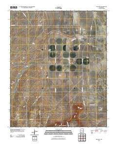 Willard New Mexico Historical topographic map, 1:24000 scale, 7.5 X 7.5 Minute, Year 2010