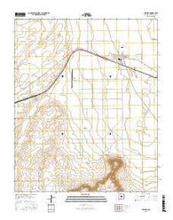Willard New Mexico Current topographic map, 1:24000 scale, 7.5 X 7.5 Minute, Year 2017