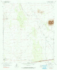 Williams Ranch New Mexico Historical topographic map, 1:24000 scale, 7.5 X 7.5 Minute, Year 1964