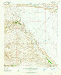 Williamsburg NW New Mexico Historical topographic map, 1:24000 scale, 7.5 X 7.5 Minute, Year 1961