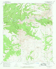 Wilson Mountain New Mexico Historical topographic map, 1:24000 scale, 7.5 X 7.5 Minute, Year 1965