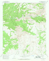 Wilson Mountain New Mexico Historical topographic map, 1:24000 scale, 7.5 X 7.5 Minute, Year 1965