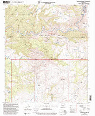 Wilson Mountain New Mexico Historical topographic map, 1:24000 scale, 7.5 X 7.5 Minute, Year 1999