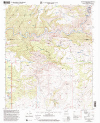 Wilson Mountain New Mexico Historical topographic map, 1:24000 scale, 7.5 X 7.5 Minute, Year 1999