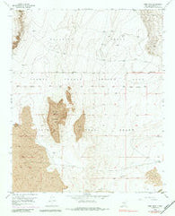 Wind Mesa New Mexico Historical topographic map, 1:24000 scale, 7.5 X 7.5 Minute, Year 1952
