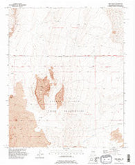 Wind Mesa New Mexico Historical topographic map, 1:24000 scale, 7.5 X 7.5 Minute, Year 1991