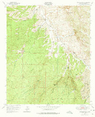 Wind Mountain New Mexico Historical topographic map, 1:24000 scale, 7.5 X 7.5 Minute, Year 1950