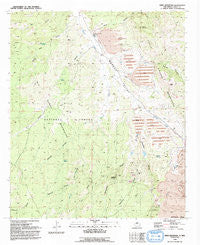 Wind Mountain New Mexico Historical topographic map, 1:24000 scale, 7.5 X 7.5 Minute, Year 1992
