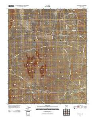 Wind Mesa New Mexico Historical topographic map, 1:24000 scale, 7.5 X 7.5 Minute, Year 2011