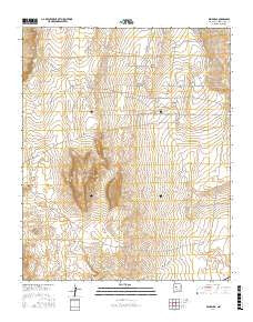 Wind Mesa New Mexico Current topographic map, 1:24000 scale, 7.5 X 7.5 Minute, Year 2017