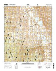 Wind Mountain New Mexico Current topographic map, 1:24000 scale, 7.5 X 7.5 Minute, Year 2017