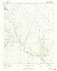 Windmill Draw New Mexico Historical topographic map, 1:24000 scale, 7.5 X 7.5 Minute, Year 1965