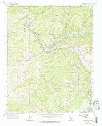 Wirt Canyon New Mexico Historical topographic map, 1:24000 scale, 7.5 X 7.5 Minute, Year 1963