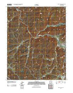 Wirt Canyon New Mexico Historical topographic map, 1:24000 scale, 7.5 X 7.5 Minute, Year 2010